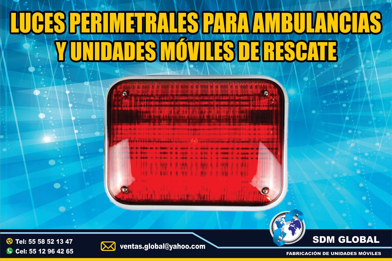 Venta de Luces Perimetrales para Ambulancias de Traslado Tipo I, II&nbsp;&nbsp;<br>