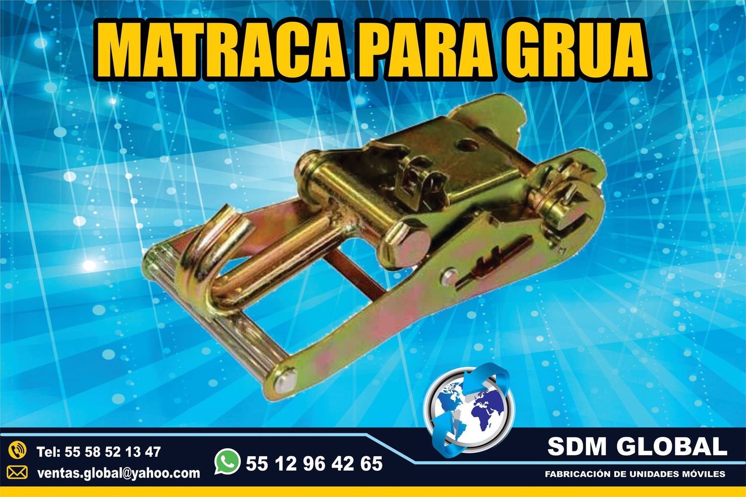 VENTA DE MATRACAS DE AMARRE para gruas<br>