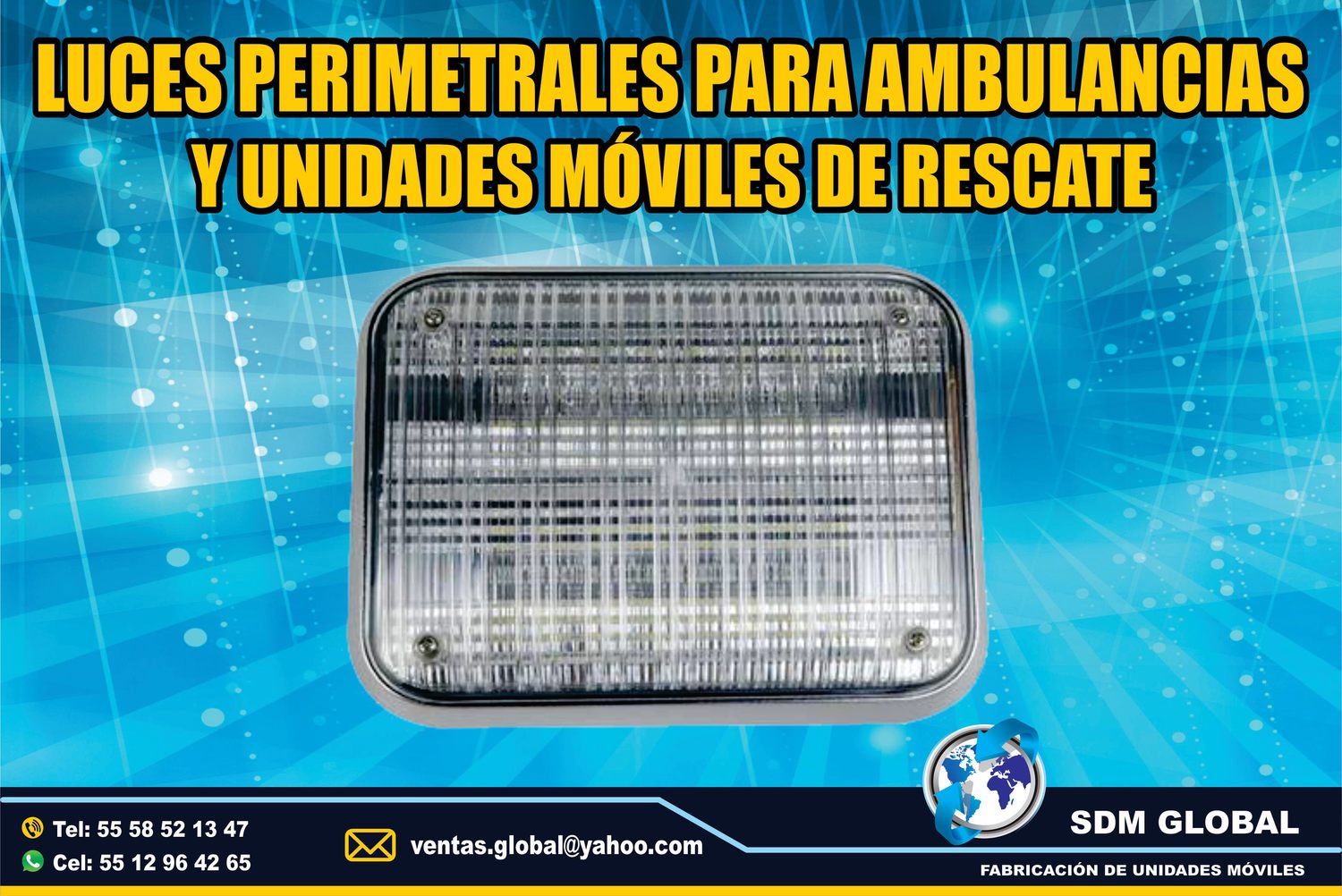 Venta de Luces Perimetrales para Ambulancias de Traslado Tipo I, II&nbsp;&nbsp;<br>